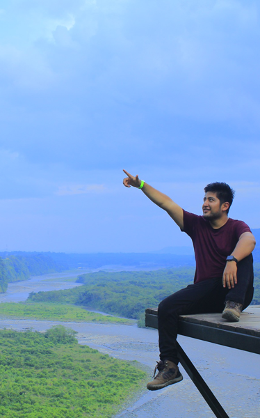 Ruta en la provincia de Pastaza en Ecuador